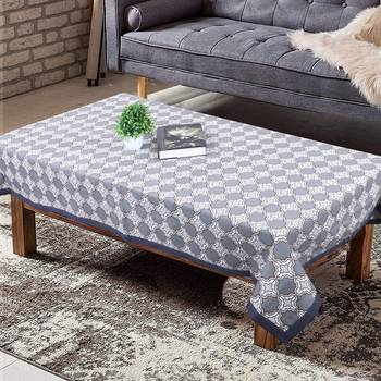 Texstylers cotton 4 seater jaipuri 40x60 inches center rectangular table cloth 1