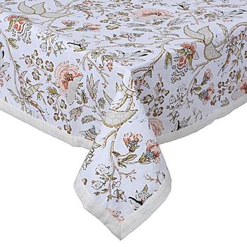 Texstylers cotton 4 seater jaipuri 40x60 inches center rectangular table cloth 3
