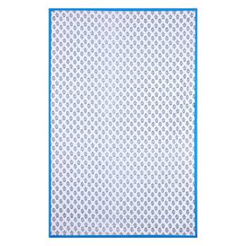Texstylers cotton 4 seater jaipuri 40x60 inches center rectangular table cloth 4
