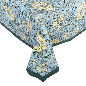 Texstylers cotton 4 seater jaipuri 40x60 inches center rectangular table cloth 3