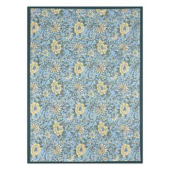 Texstylers cotton 4 seater jaipuri 40x60 inches center rectangular table cloth 4