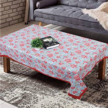 Texstylers cotton 4 seater jaipuri 40x60 inches center rectangular table cloth 1