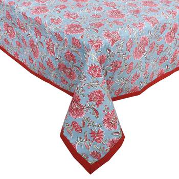 Texstylers cotton 4 seater jaipuri 40x60 inches center rectangular table cloth 3