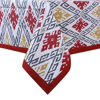 Texstylers cotton 4 seater jaipuri 40x60 inches center rectangular table cloth 3
