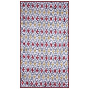 Texstylers cotton 4 seater jaipuri 40x60 inches center rectangular table cloth 4
