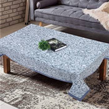 Texstylers cotton 4 seater jaipuri 40x60 inches center rectangular table cloth 1