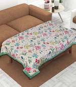 Texstylers cotton 4 seater jaipuri 40x60 inches center rectangular table cloth