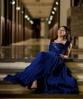 Royal blue gown 2