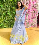 Grey Lehengas Set