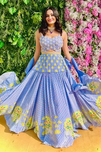 Grey Lehengas Set