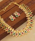 Gold Platted Palakka Necklace
