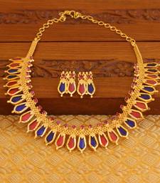 Gold Platted Palakka Necklace