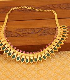 Gold Platted Palakka Necklace