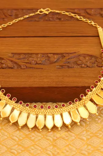 Gold Platted Palakka Necklace