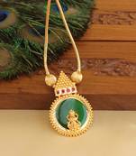 Gold Platted Lakshmi Palakka Necklace