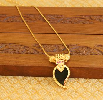 Gold Platted Mango Palakka Necklace 2