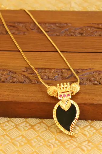 Gold Platted Mango Palakka Necklace