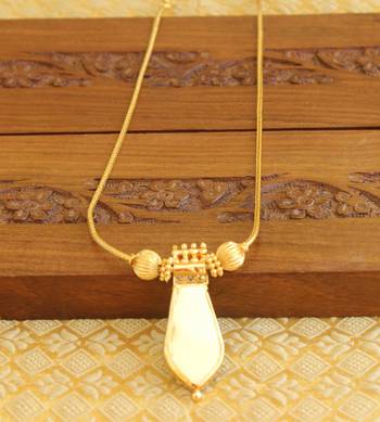 Gold Platted Palakka Necklace 3