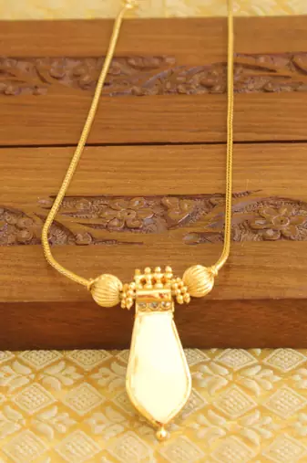 Gold Platted Palakka Necklace