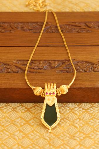 Gold Platted Palakka Necklace