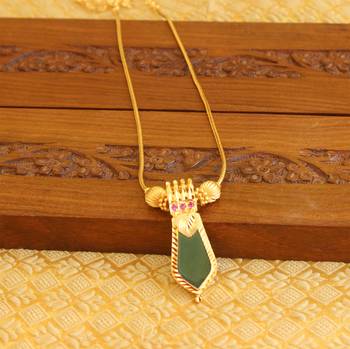 Gold Platted Palakka Necklace 2