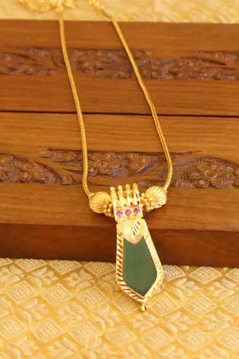 Gold Platted Palakka Necklace