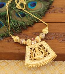 Gold Platted Lakshmi Necklace