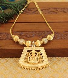 Gold Platted Lakshmi Necklace