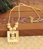 Gold Platted Lakshmi Necklace