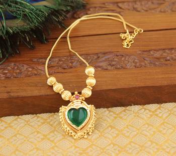 Gold Platted Palakka Necklace 1