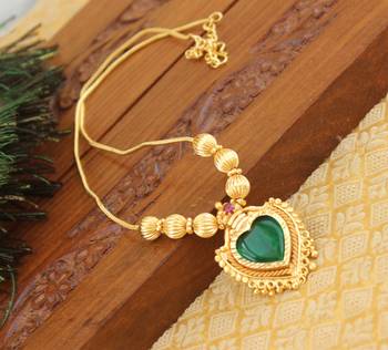 Gold Platted Palakka Necklace 2