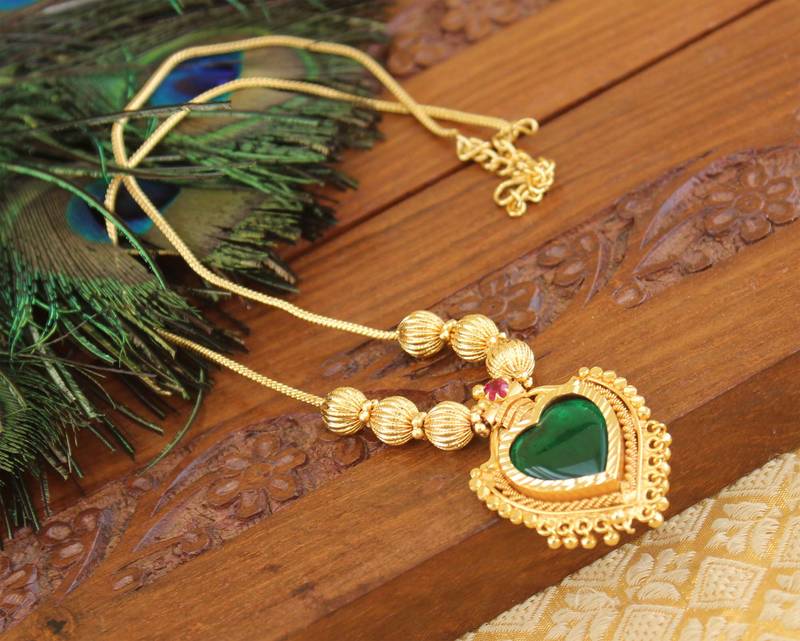 Gold Platted Palakka Necklace