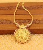 Gold Platted Lakshmi Necklace