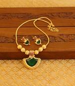 Gold Platted Palakka Necklace Set