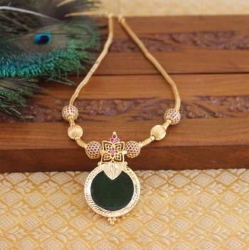Gold Platted Palakka Necklace Set 2