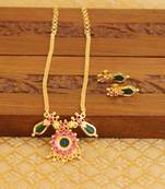Gold Platted Palakka Necklace Set