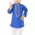 Blue cotton boys kurta pyjama