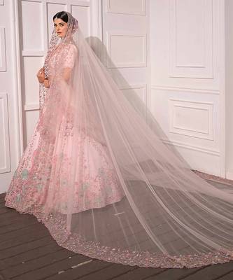 Ivory Periwinkle Garden Lehenga Set 3