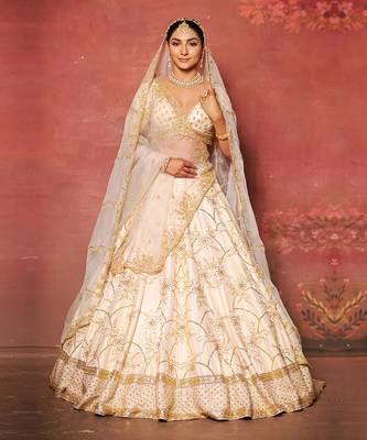 Pink Garden Of Swans Lehenga Set 1