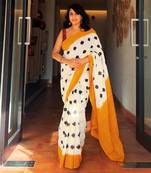 Multicolor Ikat Saree Set