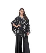 Premium stylish digital printed muslin cord-set kaftan style