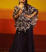 Premium stylish digital printed muslin cord-set kaftan style