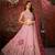 Pink Mirror work Lehenga for bridesmaid with Intricate work
