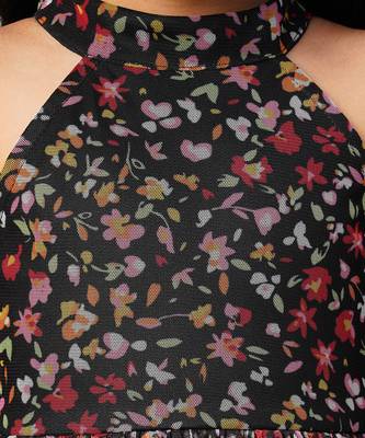 Razzle dazzle girls black georgette party dress 5