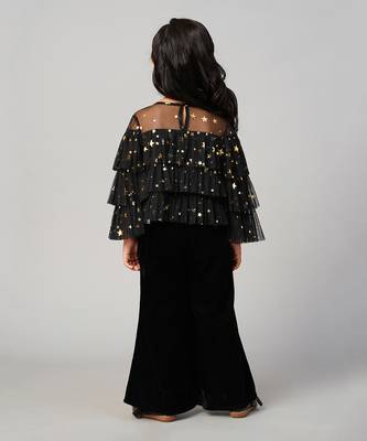 Glam up girls shimmer black party top 5