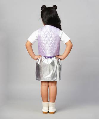 Glam up party lavender shimmer jacket 2