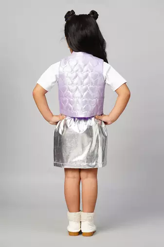 Glam up party lavender shimmer jacket