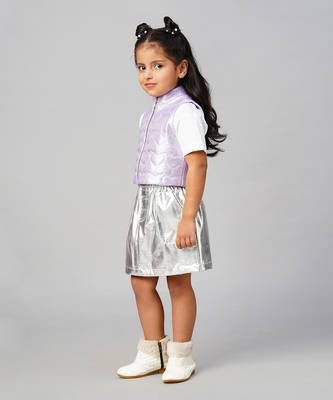 Glam up party lavender shimmer jacket 3