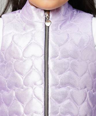 Glam up party lavender shimmer jacket 4