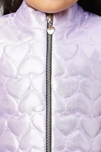 Glam up party lavender shimmer jacket
